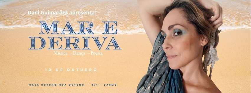 Flyer do Espetáculo: "Mar e Deriva"