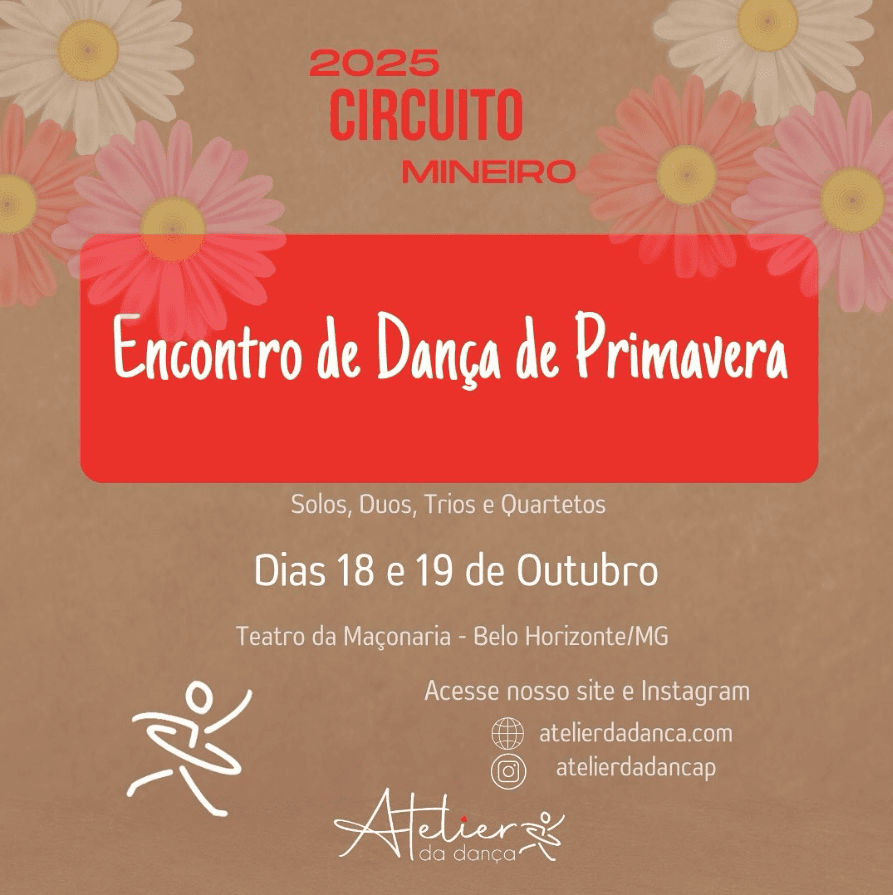 reprodução propria Dança: Circuito Mineiro "Encontro de Dança de Primavera"