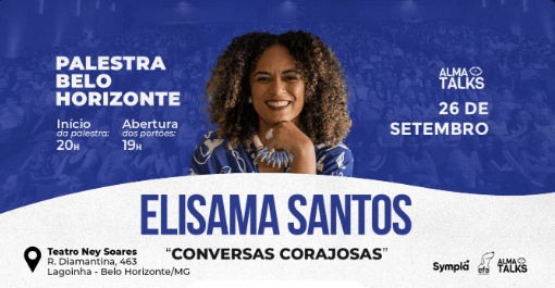 Palestra: "Conversas Corajosas" de Elisama Santos