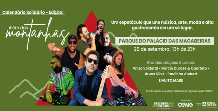 reprodução oficial Calendário Solidário "Edição Além das Montanhas"
