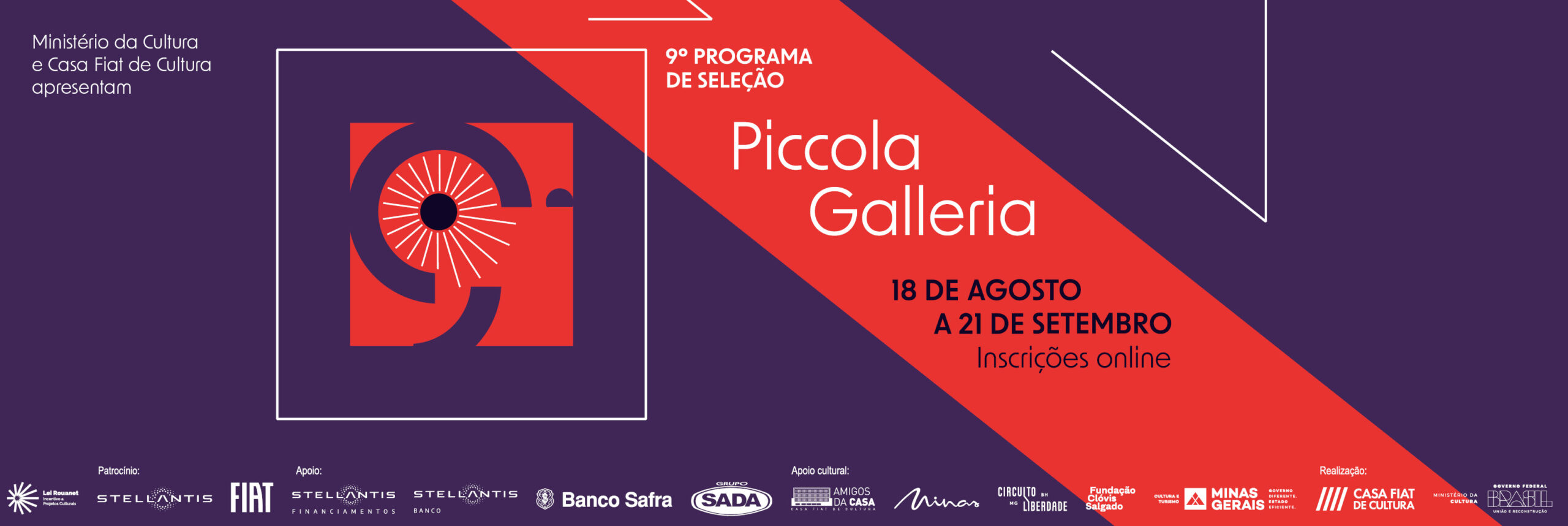 Reprodução/CasaFiat 9º Programa de Seleção da Piccola Galleria