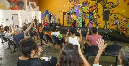 Foto: Marcelo Sant'Anna | Aflora Imagem Sarau Todos Estão Surdos | Festival da Primavera