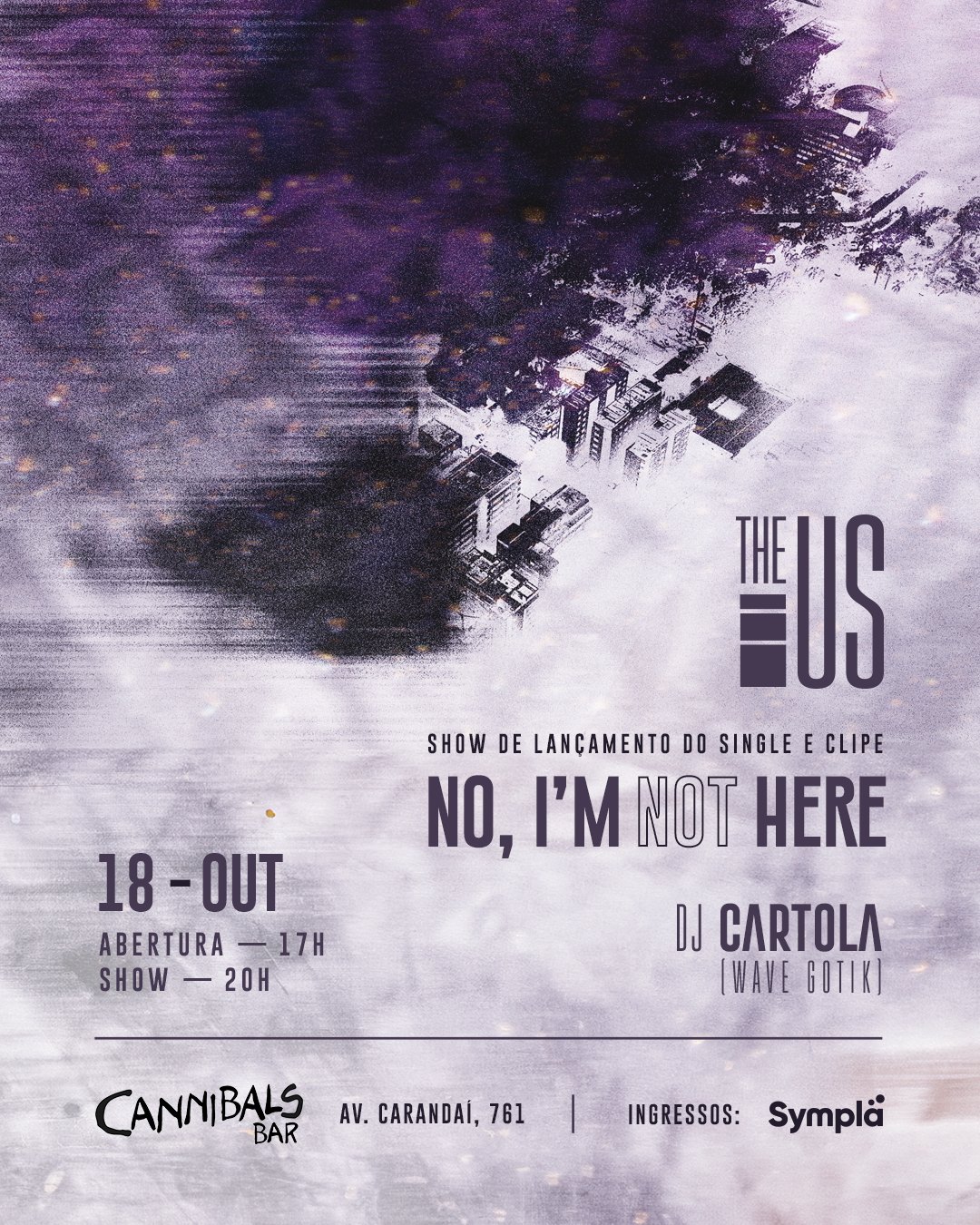 Flyer do show do The Us