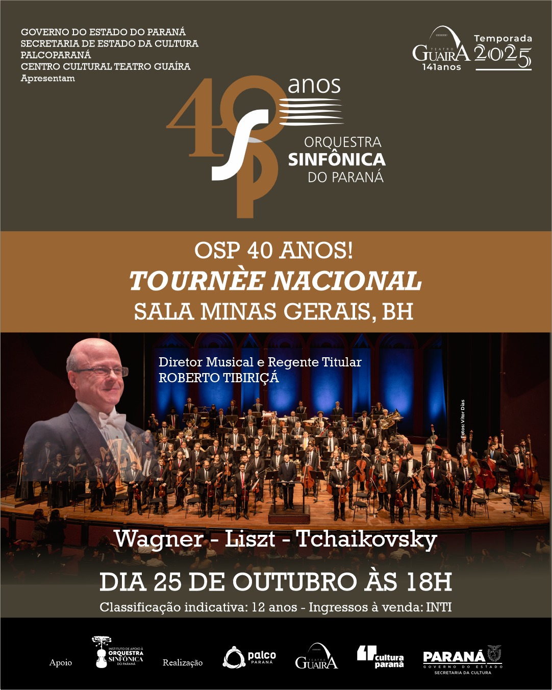 Concerto da Orquestra Sinfônica do Paraná