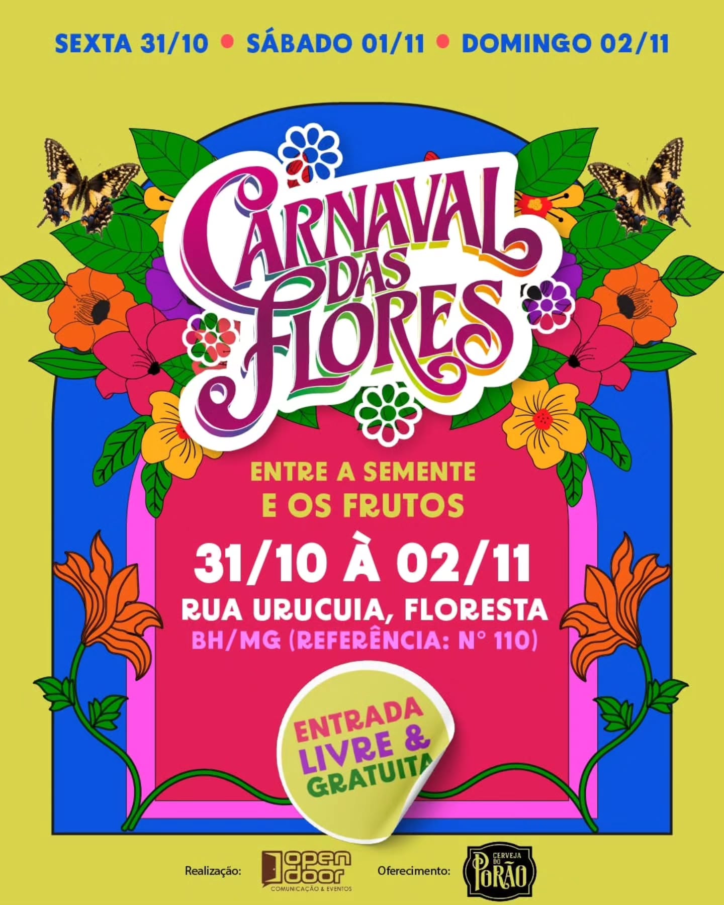 Reprodução: Instagram Carnaval das Flores 2025