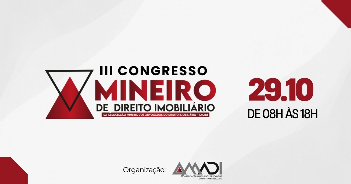 Reprodução: Sympla III Congresso Mineiro de Direito Imobiliário 2025