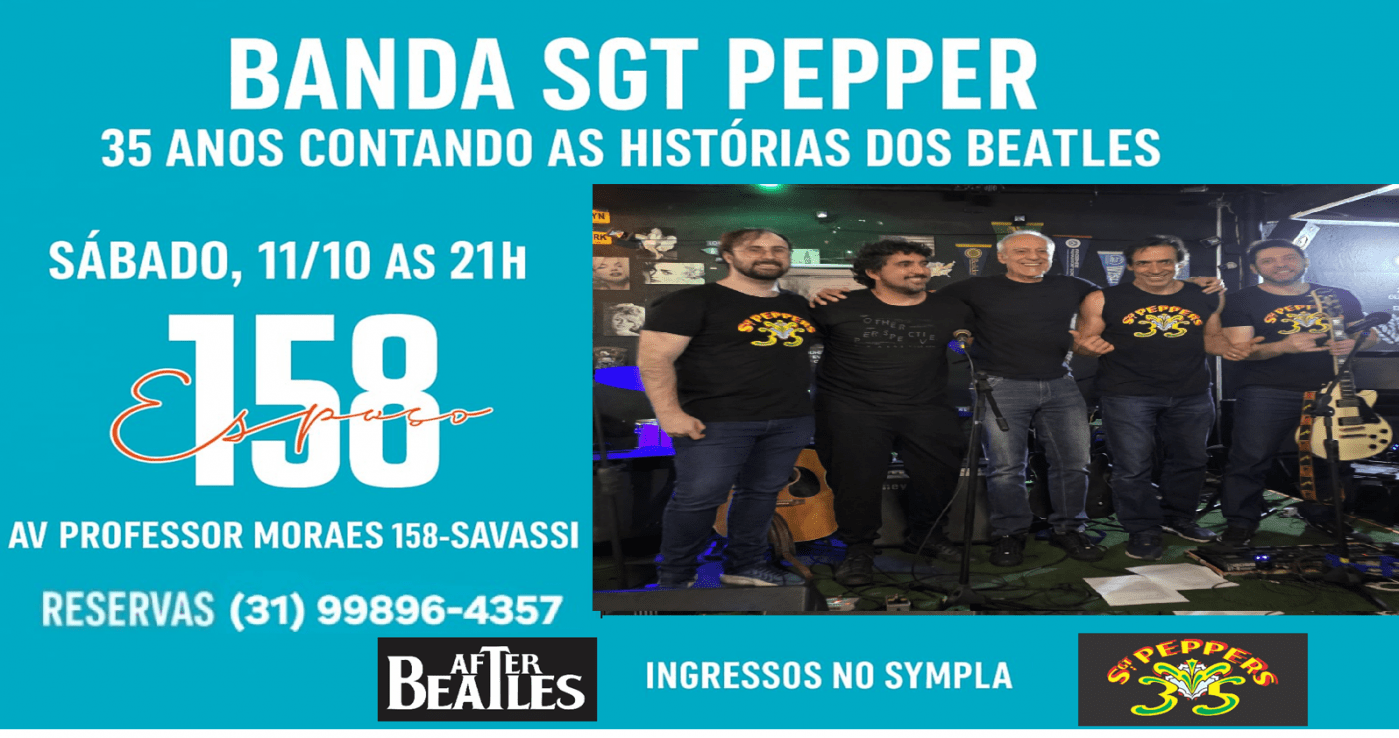Reprodução: Sympla Banda Sgt Pepper