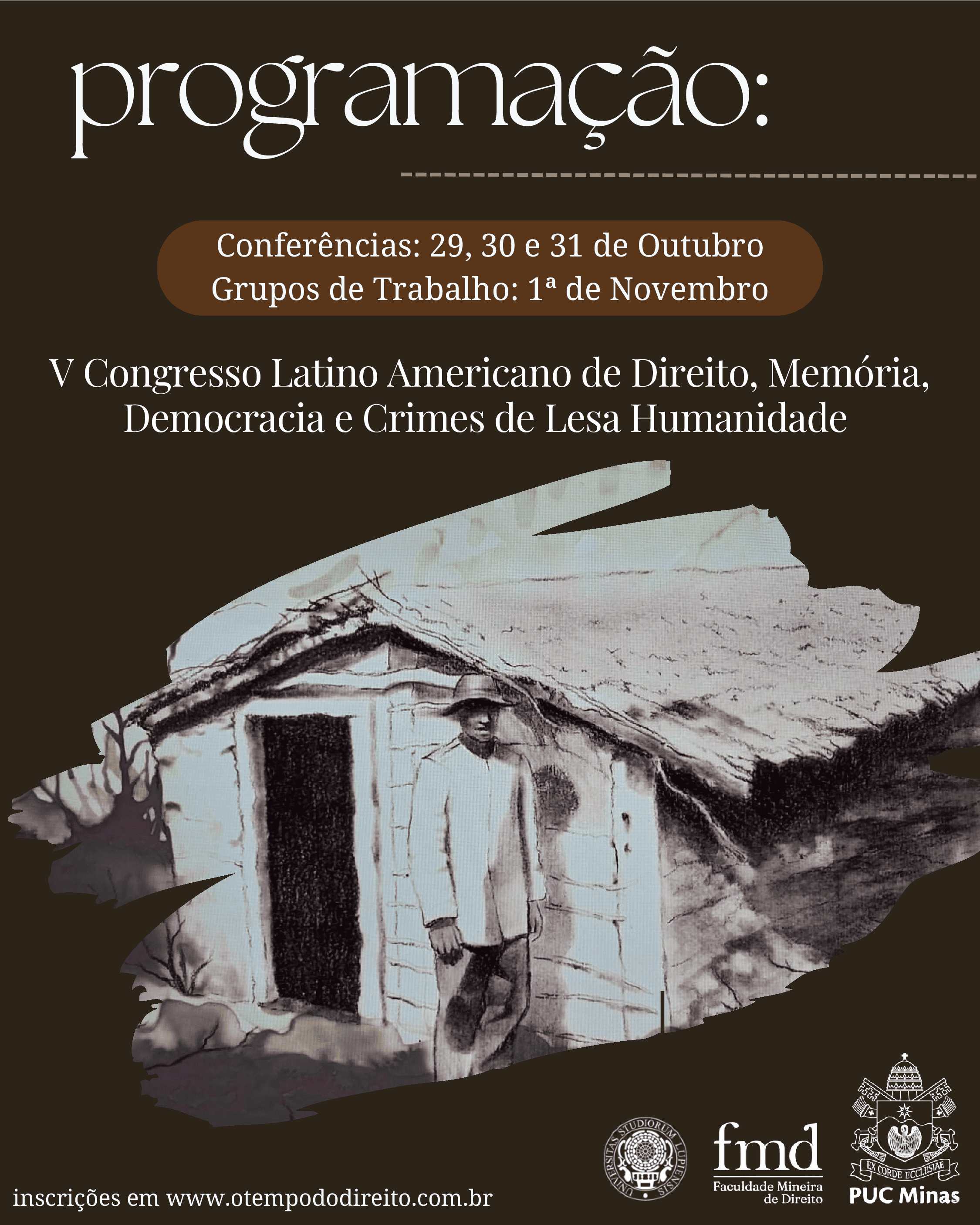Reprodução: Sympla V Congresso Latino Americano de Direito, Memória, Democracia e Crimes de Lesa Humanidade 2025