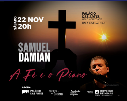 Espetáculo: “A Fé e o Piano” por Samuel Damian
