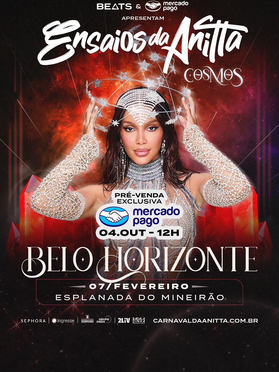 Ensaios da Anitta 2026