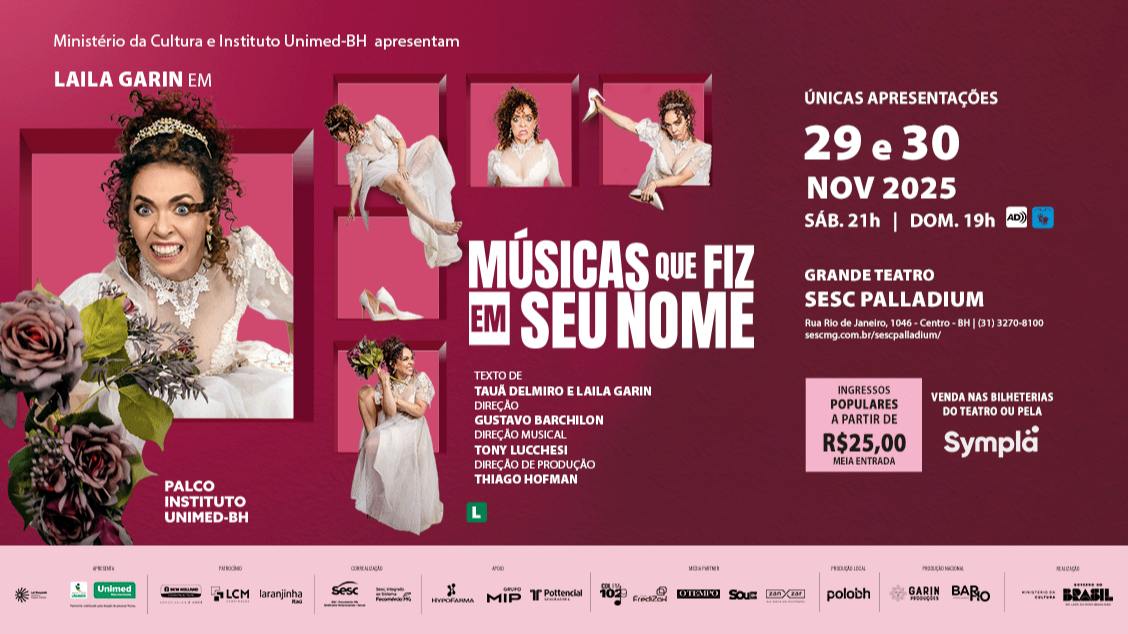 Espetáculo: "Músicas que Fiz em Seu Nome"