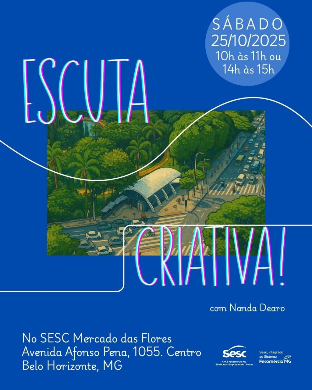 Escuta criativa: ouvir e criar através do corpo e da paisagem sonora com Nanda Dearo