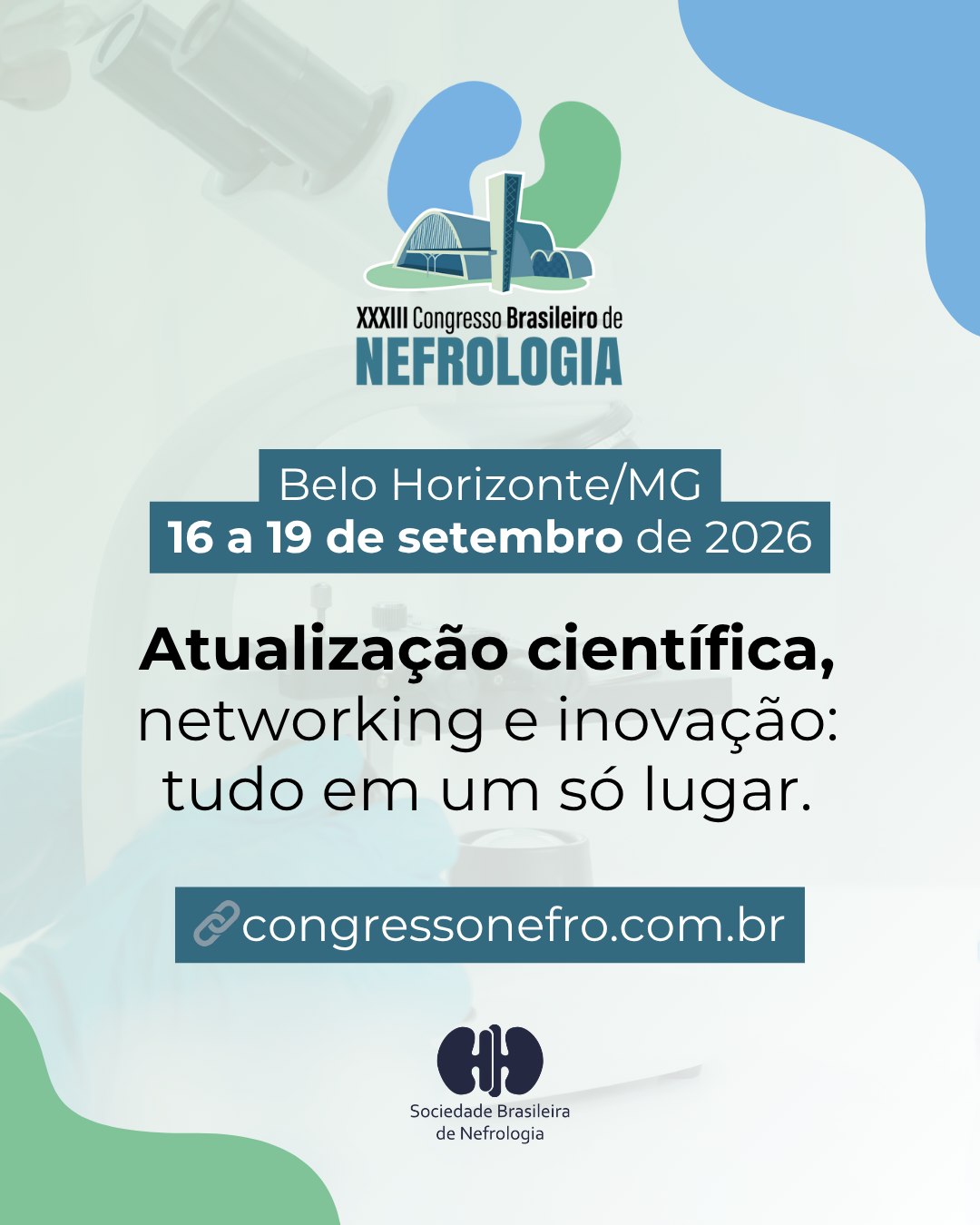 XXXIII Congresso Brasileiro de Nefrologia 2026