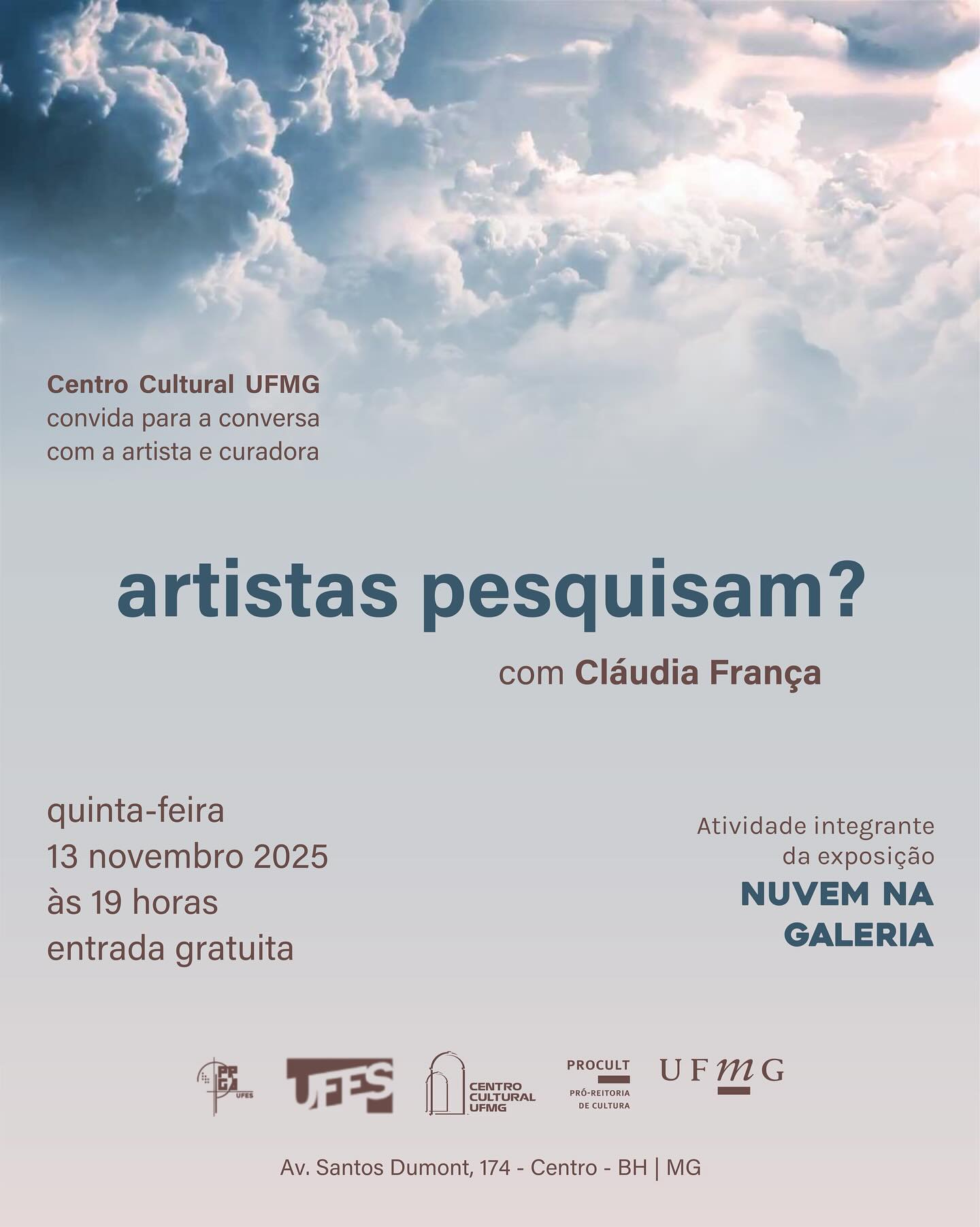 "Artistas pesquisam?"- conversa com a artista e curadora Cláudia França