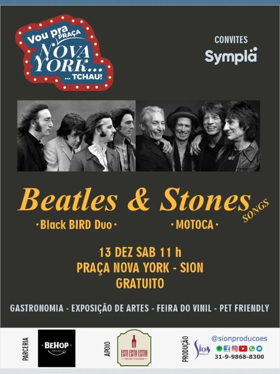 Vou Pra (Praça) Nova York... Tchau! - Beatles & Stones Songs