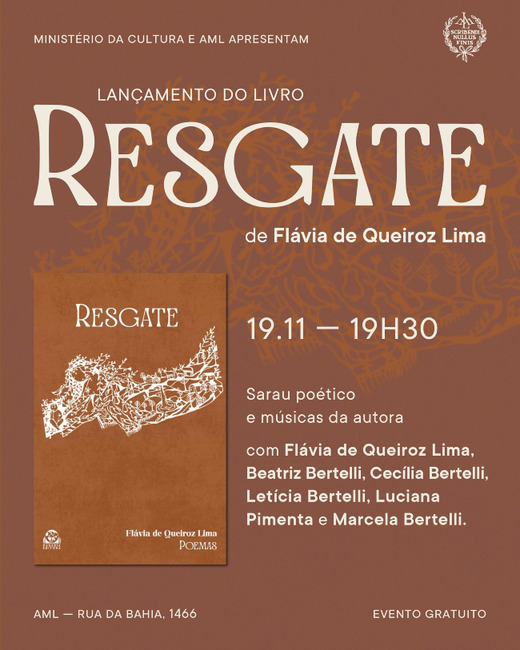 Lançamento: Livro Resgate 