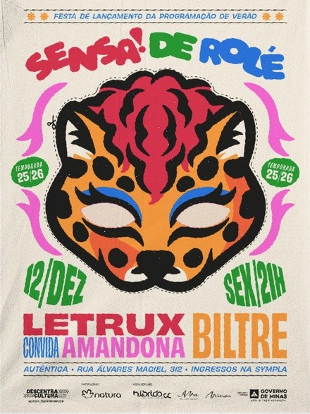 Reprodução instagram / Crédito da Ilustração: estranha dupla Ilustração de divulgação com desenho colorido.