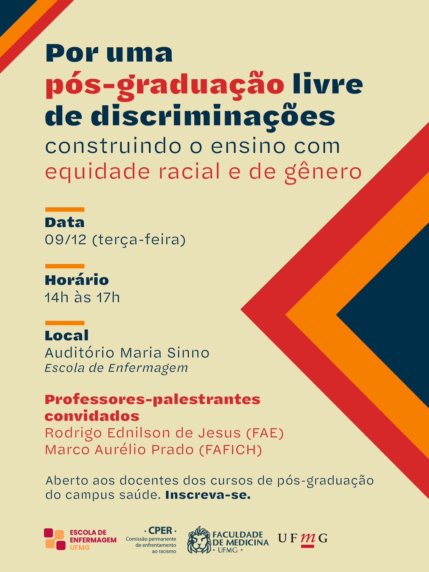 fly com informações do evento