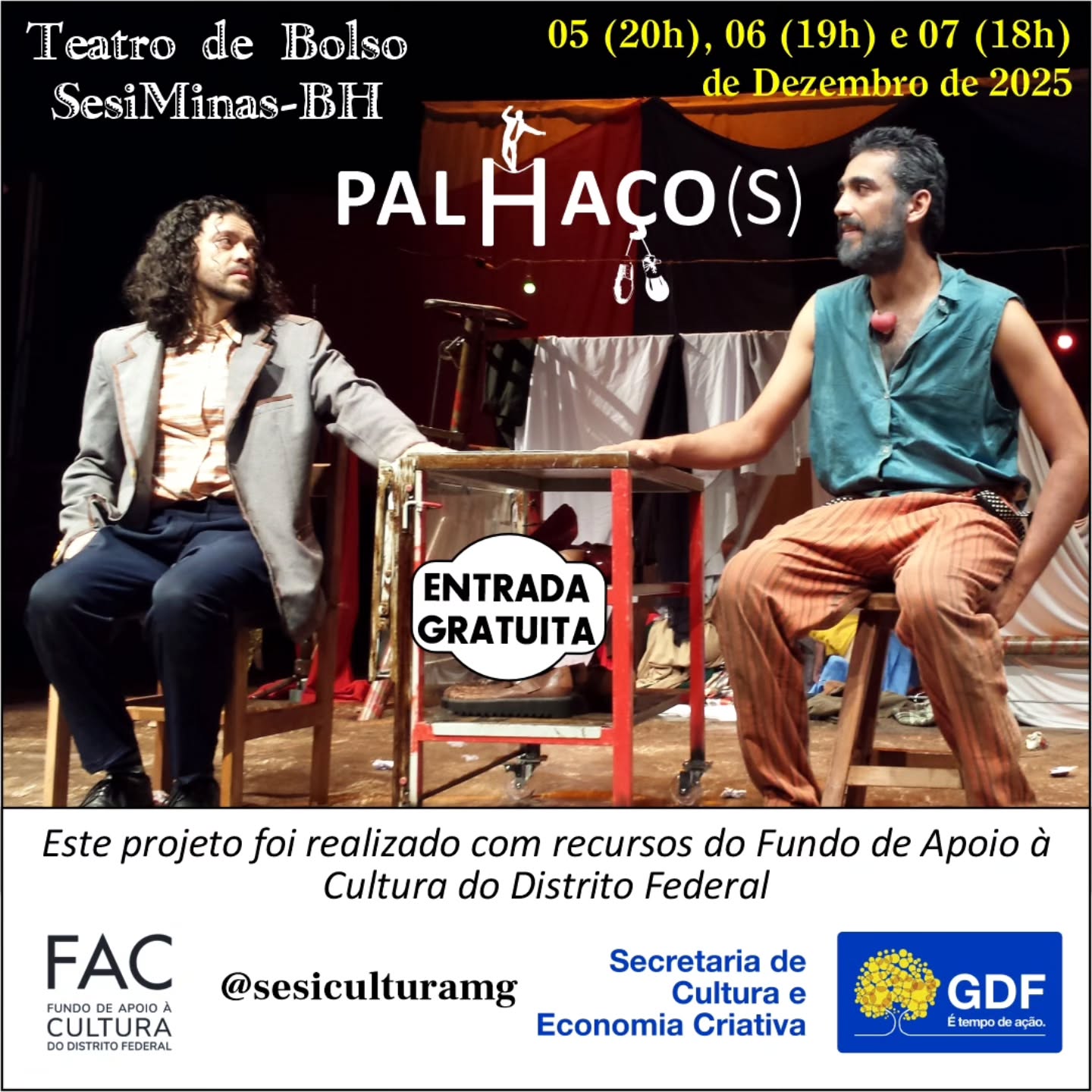 Espetáculo: “Palhaço(s)”