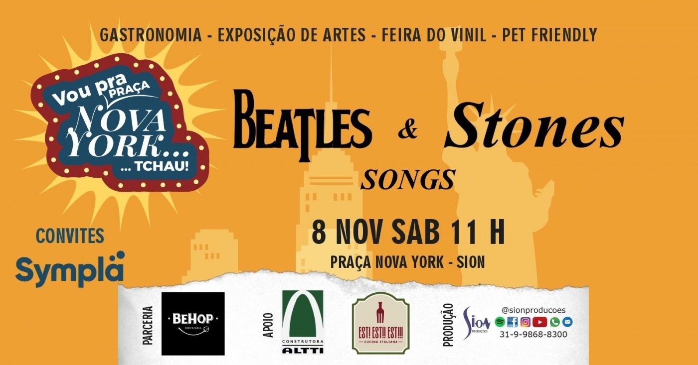 Vou Pra (Praça) Nova York... Tchau! - Beatles & Stones Songs