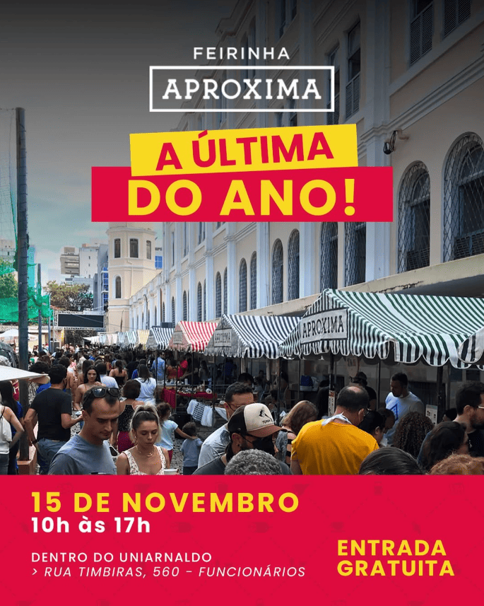 Feirinha Aproxima "A última do ano" - Poster de divulgação