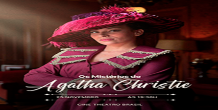 Imagem do cartaz Espetáculo: Os Mistérios de Agatha Christie