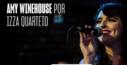 Imagem de divulgação do cartaz Tributo a Amy Winehouse