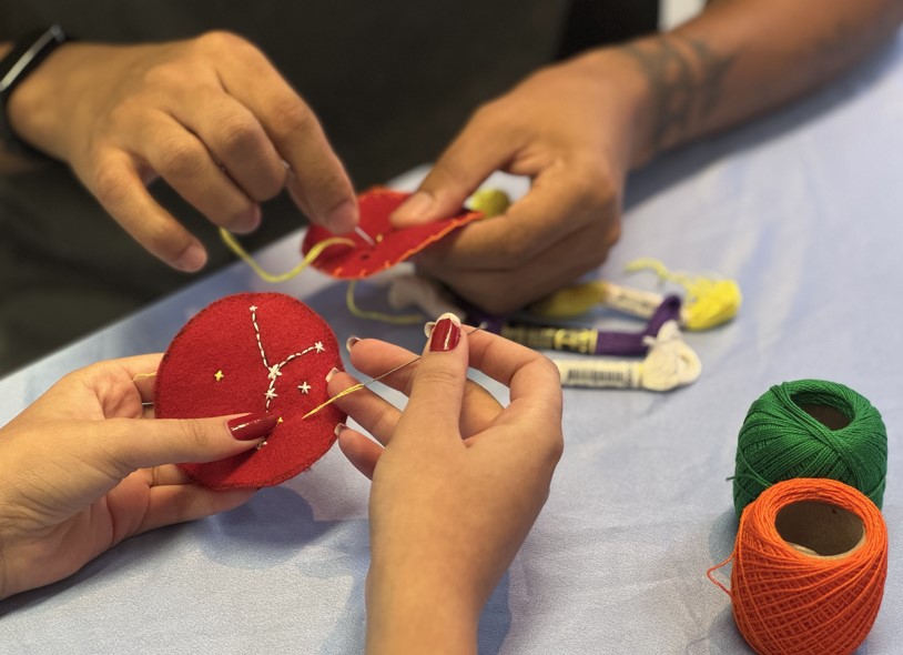 Oficina "Bordando Constelações"