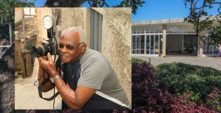 Mesa de conversa na Casa do Baile