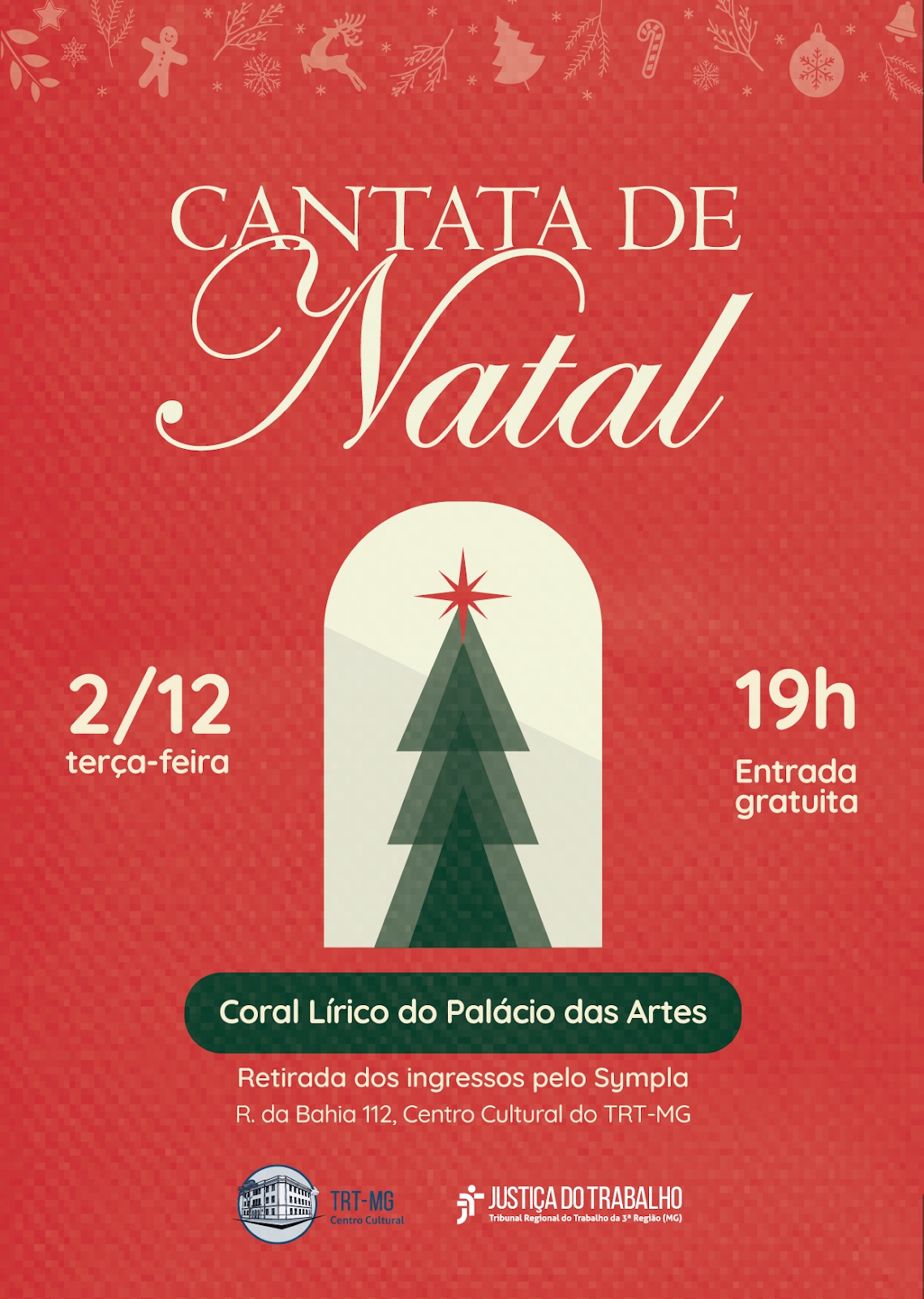Reprodução Oficial Cantata de Natal no Centro Cultural do TRT-MG