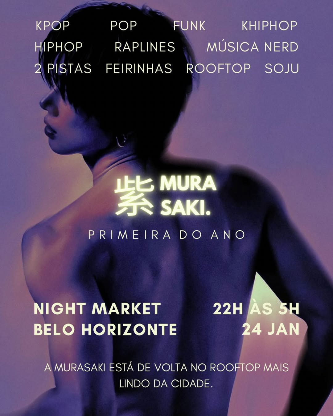 Flyer de divulgação do evento