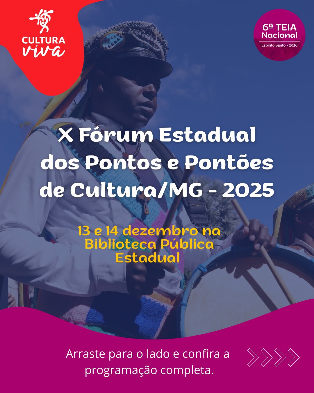 Reprodução/Instagram fly com informações do evento