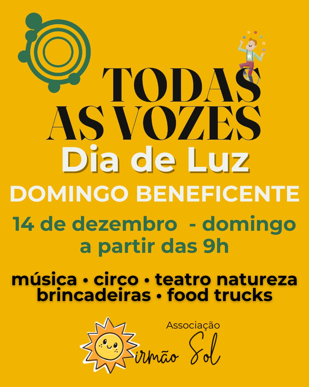 fly com informações do evento