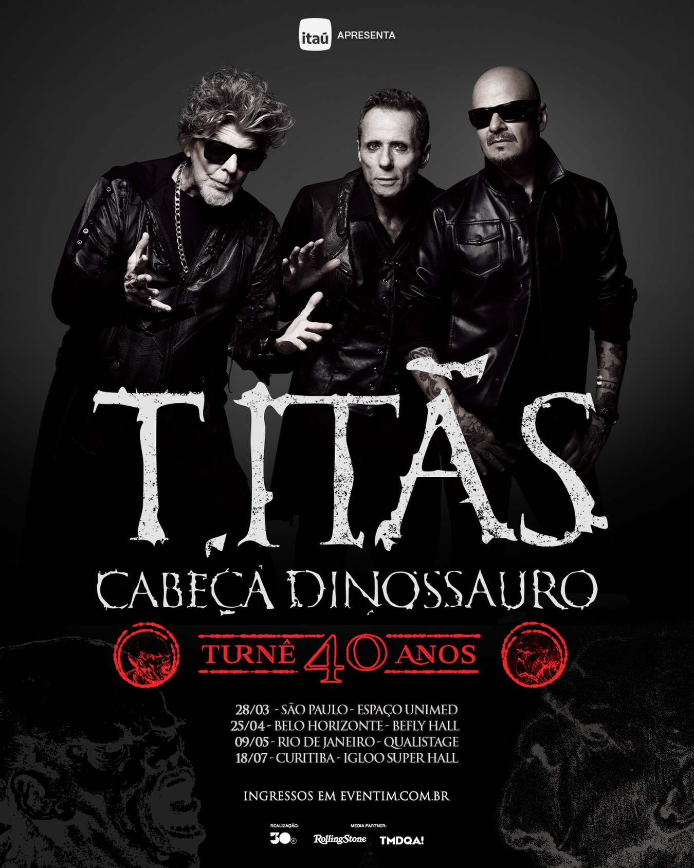 Reprodução Oficial Show: Titãs
