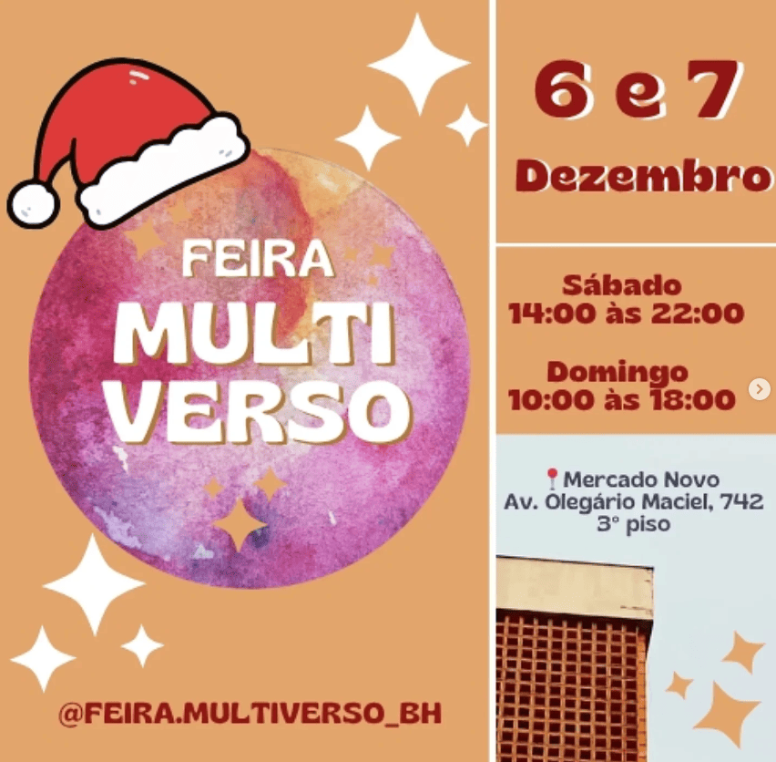 Feira Multiverso - Última do ano de 2025