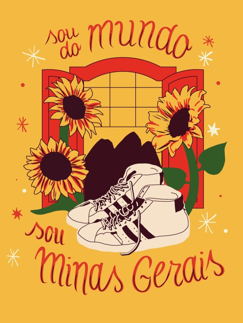 Flyer ilustrado de divulgação do evento