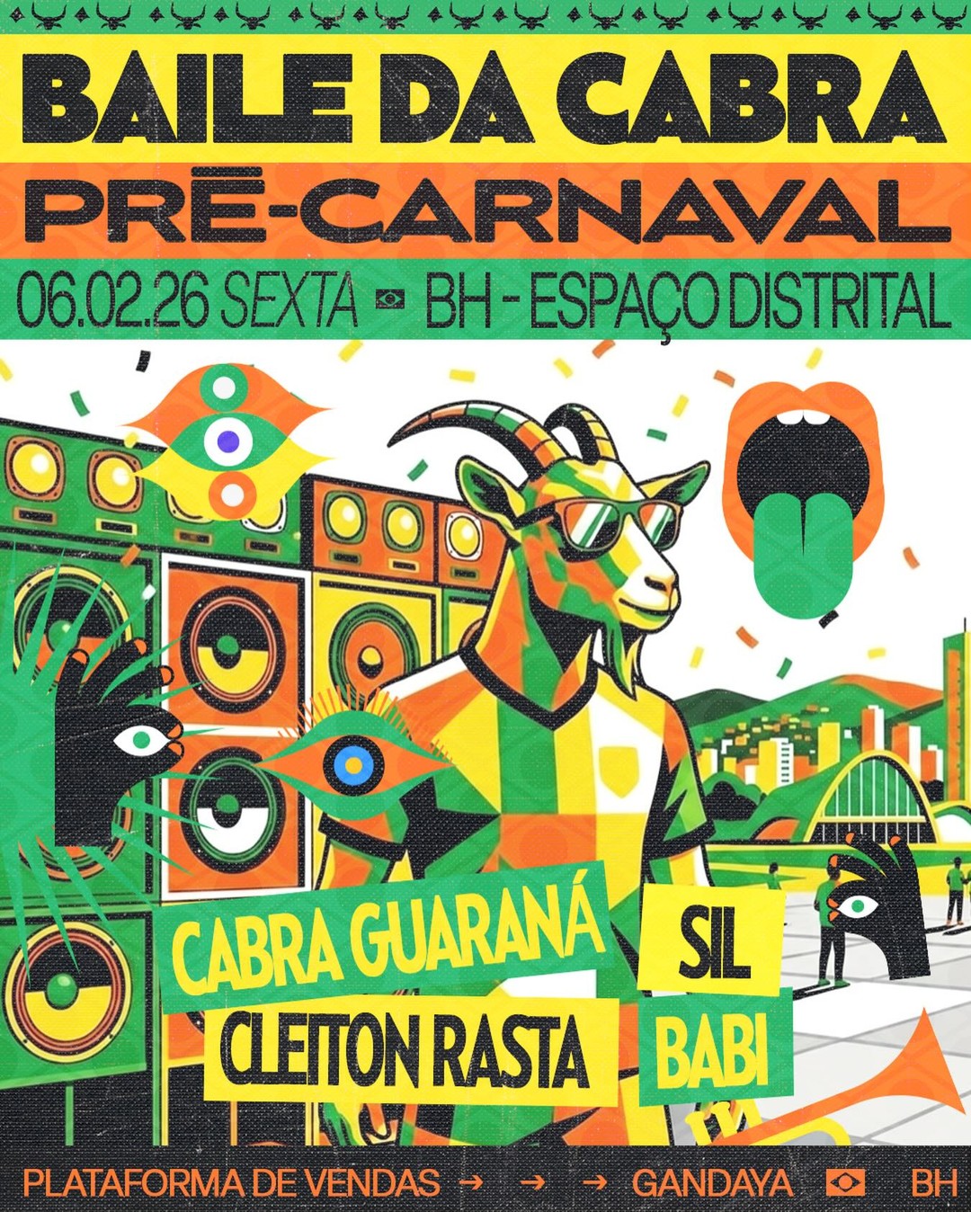 Flyer ilustrativo de divulgação do evento