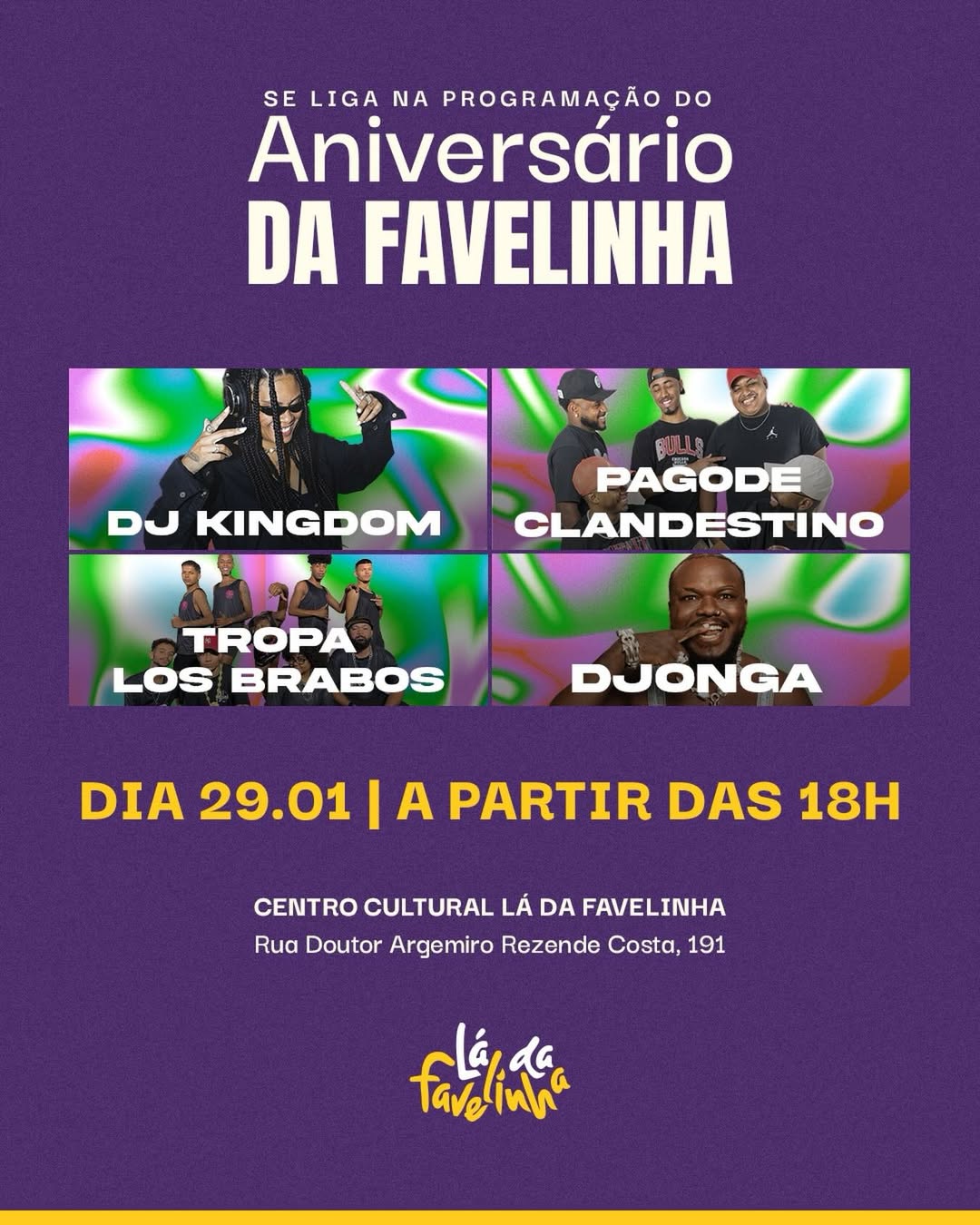 Aniversário do Centro Cultural Lá da Favelinha