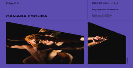Imagem de publicação do espetáculo câmara escura 
