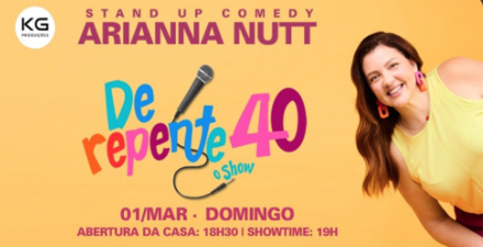 Imagem do show de comédia de Arianna