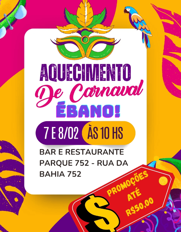 Feira Ébano - Aquecimento de Carnaval