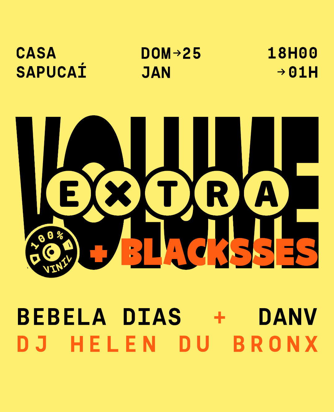 Volume Extra & Blacksses: Edição Especial Vinil + Digital
