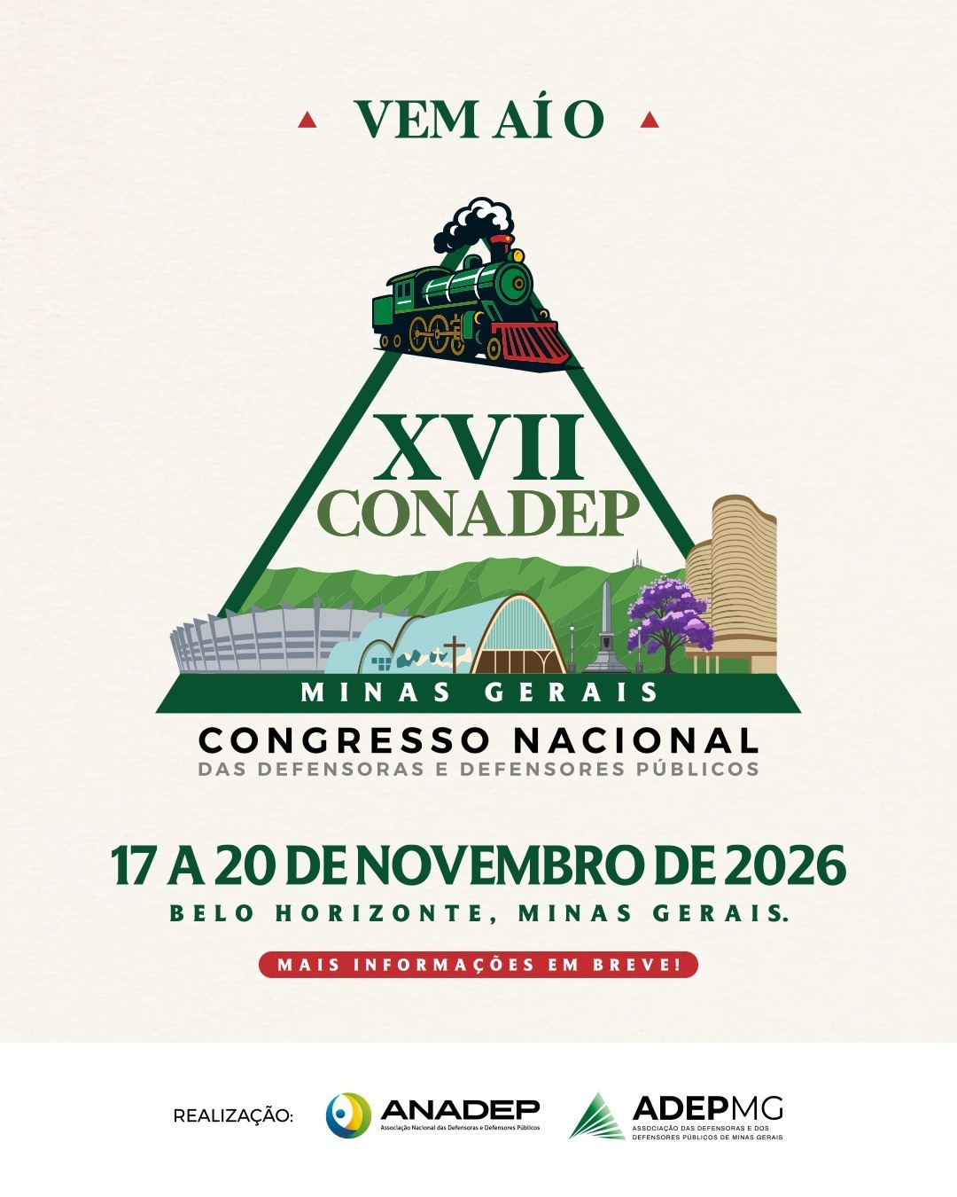 XVII Congresso Nacional das Defensoras e Defensores Públicos (CONADEP) 2026