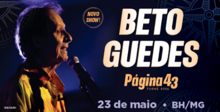Imagem ilustrativa de divulgação do show Beto Guedes 