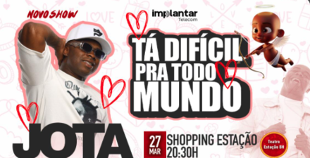 Imagem ilustrativa de divulgação do show de comédia 