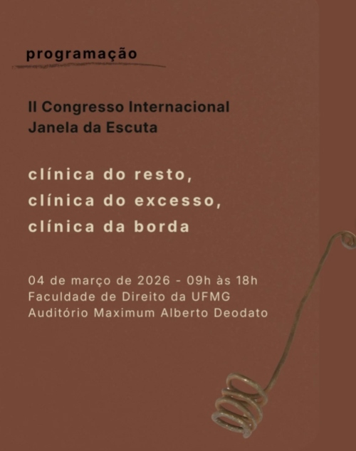 flyer com informações do evento