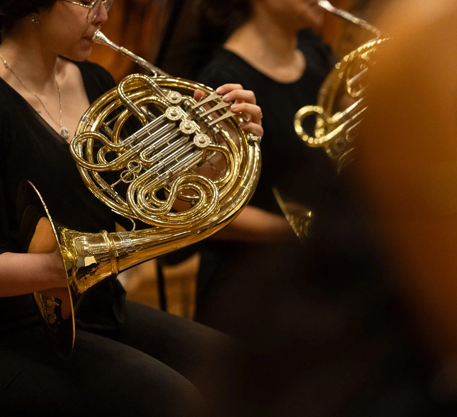 Foto de Instrumento de sopro sendo tocado