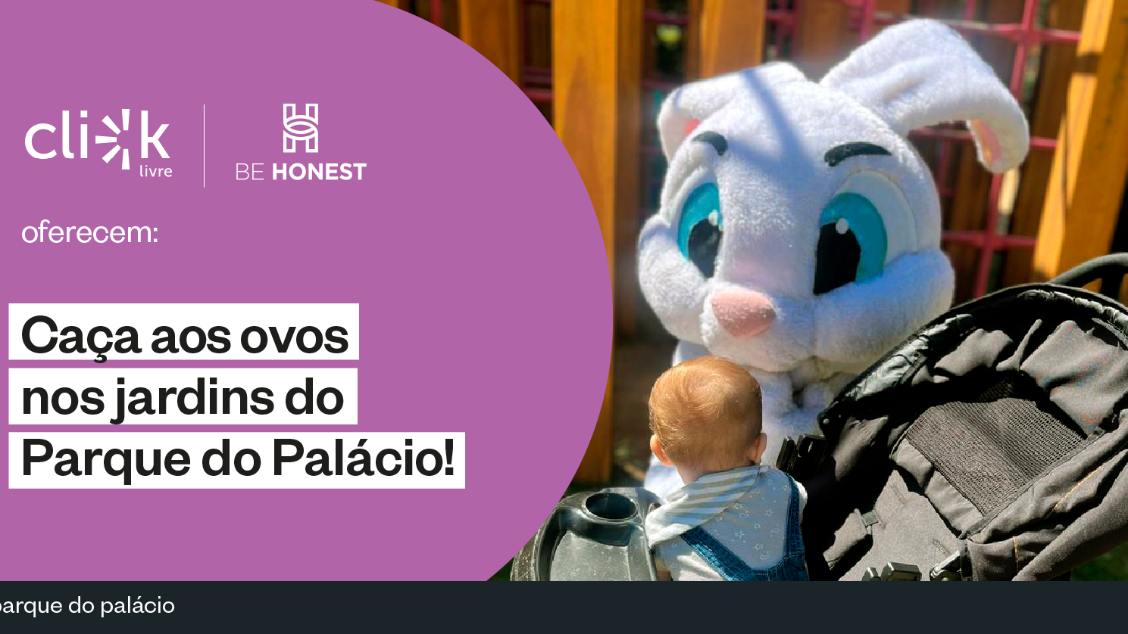 Caça aos Ovos nos Jardins do Parque do Palácio
