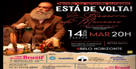 Imagem de divulgação do éspetaculo 