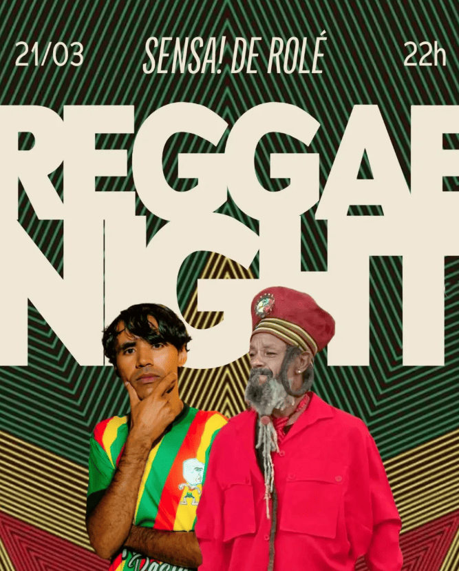 Reprodução site oficial Festa: SENSA! DE ROLÉ — Reggae Night